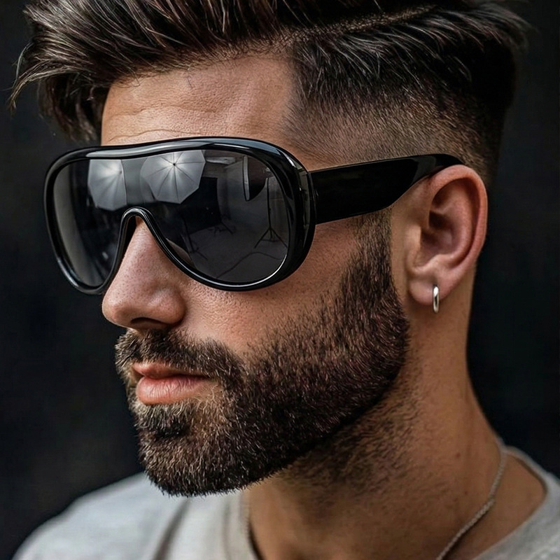 Sunglasses Cat Eye - نظارات شمسية كبيرة الحجم بتصميم عين