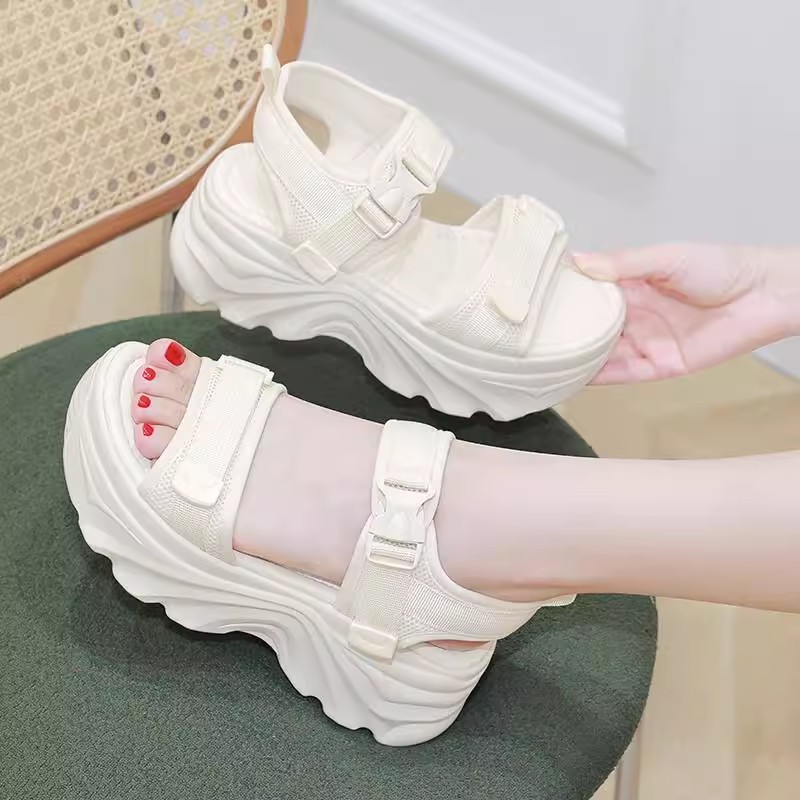 Wedge Espadrille Women - أحذية نسائية جديدة للشاطئ، صنادل بلاتفورم،