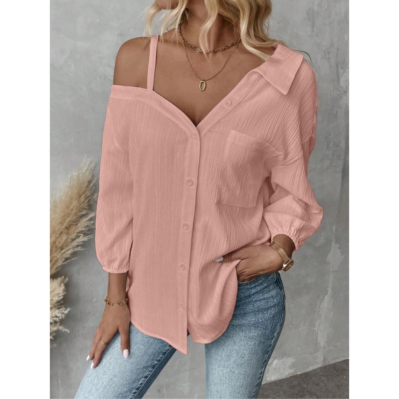 Blouse Off Shoulder - زائد Size1XL-5XL النساء البلوزات أعلى سيدة