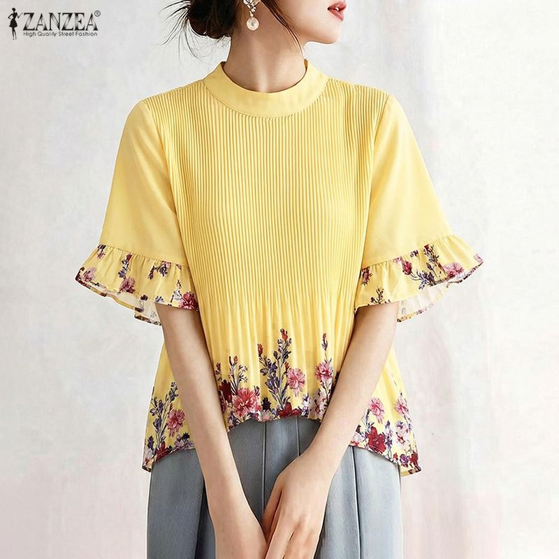 بلوزة نسائية صيفية من ZANZEA ب - مراجعة Romper Floral Print وسعره