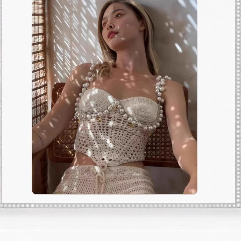 مثير الديكور الكروشيه المحاصيل - مراجعة Crop Top Crochet وسعره