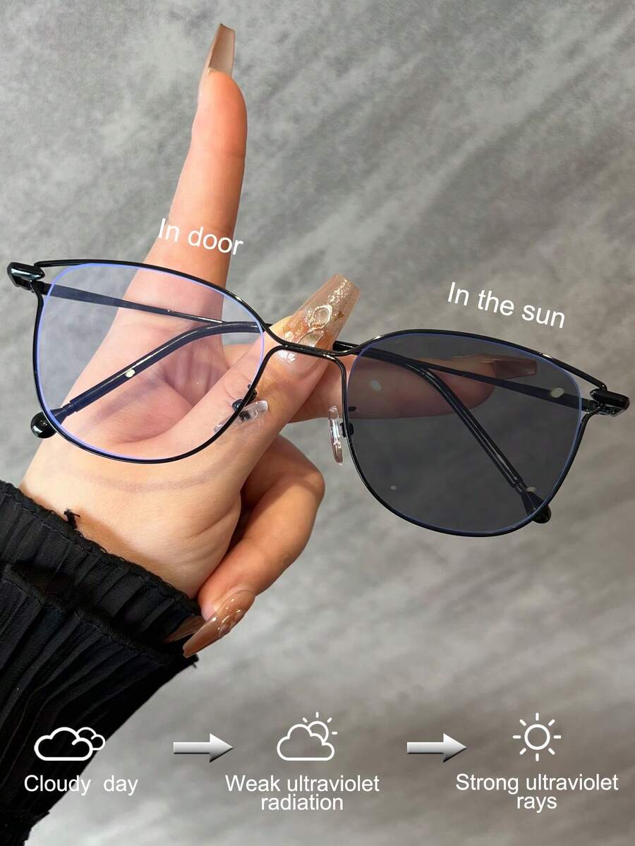 مرآة معدنية خفيفة الوزن بإطار  - مراجعة Sunglasses Cat Eye وسعره