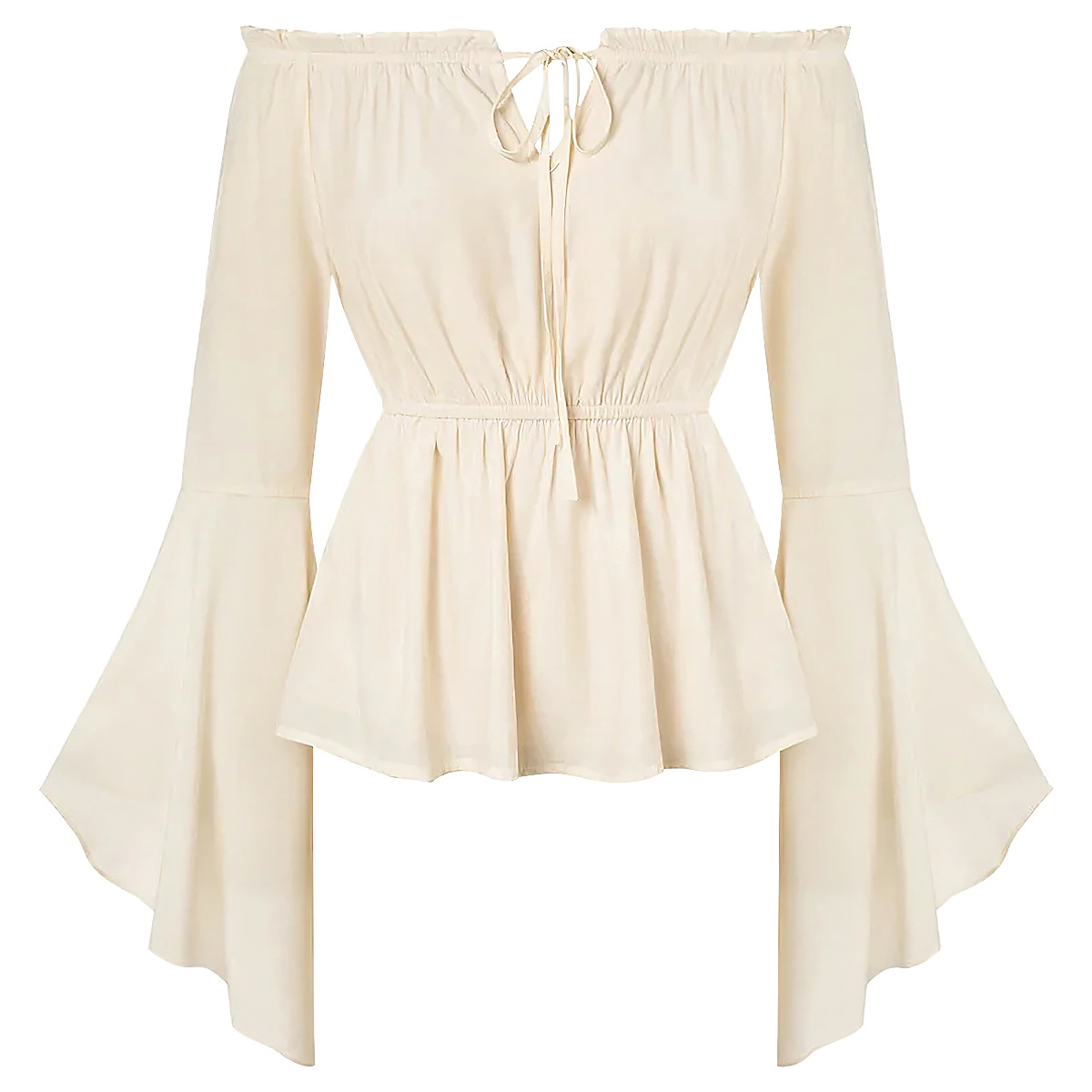 بلوزة نسائية بتصميم القرون الو - مراجعة Blouse Off Shoulder وسعره