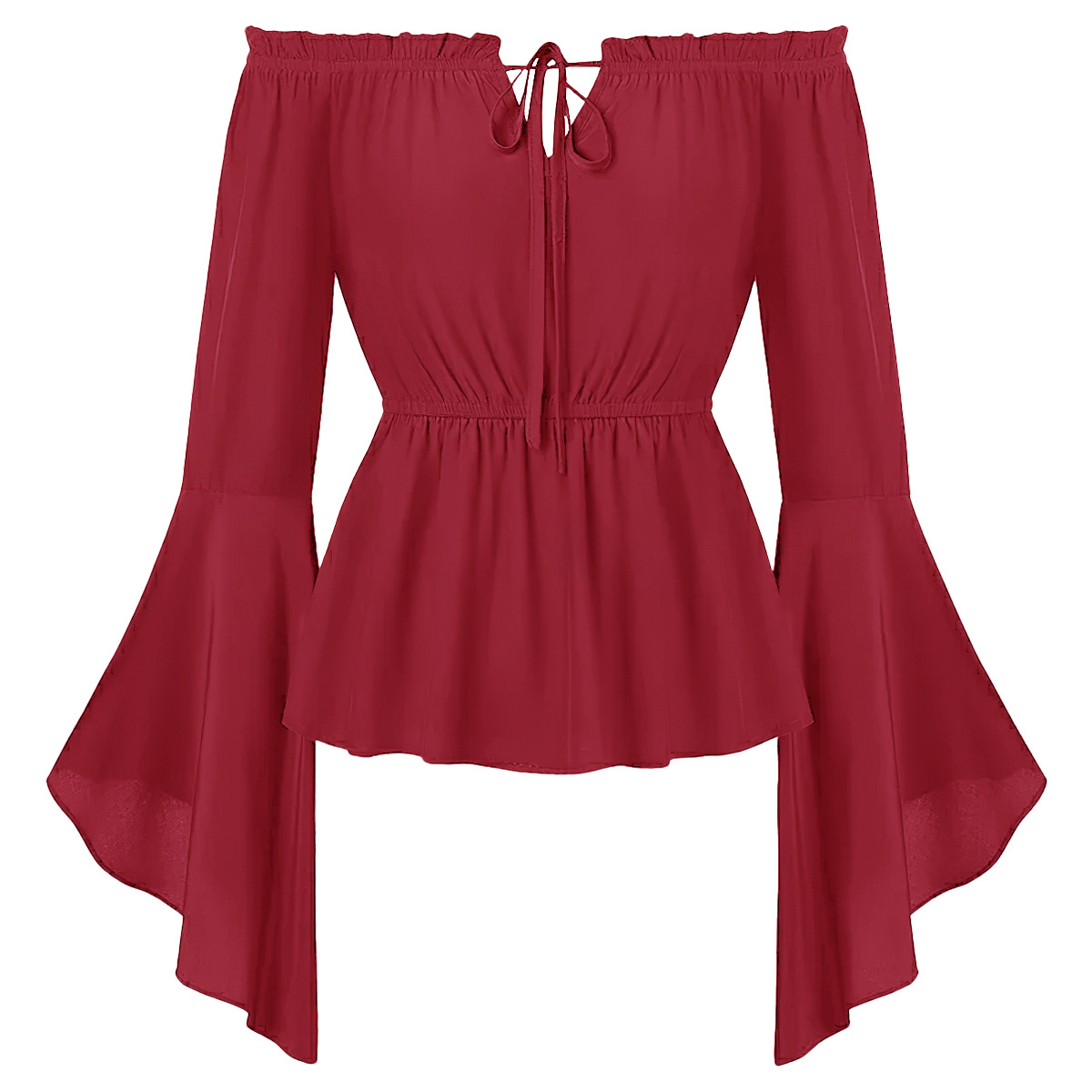 بلوزة نسائية بتصميم القرون الو - مراجعة Blouse Off Shoulder وسعره
