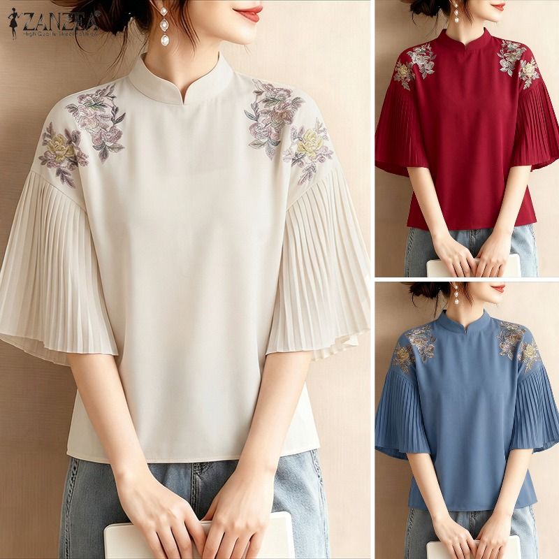 بلوزة زانزيا صيفية 2026 بطبعة  - مراجعة Romper Floral Print وسعره