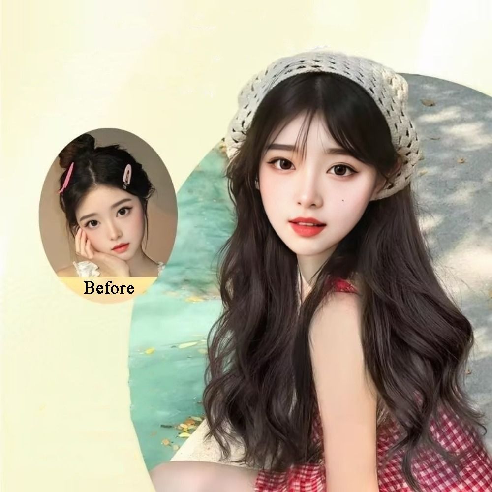 شعر مستعار نسائي مجعد بطول 65  - مراجعة Headband Summer Knit وسعره