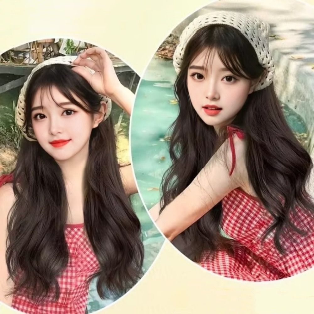 شعر مستعار نسائي مجعد بطول 65  - مراجعة Headband Summer Knit وسعره