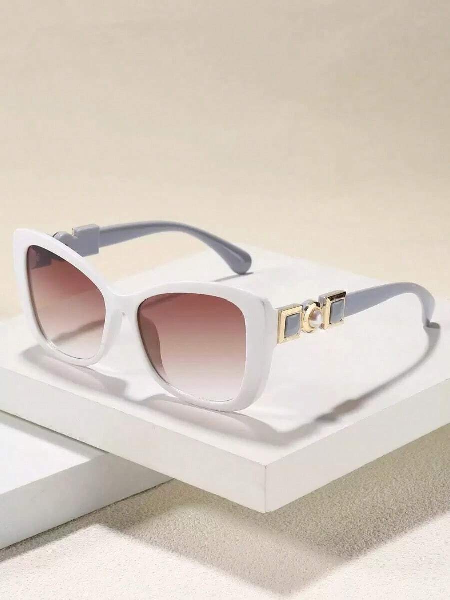 نظارات عصرية من الأكريليك مستو - مراجعة Sunglasses Cat Eye وسعره
