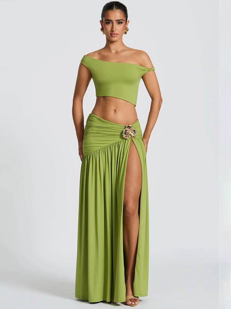 طقم فستان أنيق من موزيشن للنسا - مراجعة Crop Top Crochet وسعره