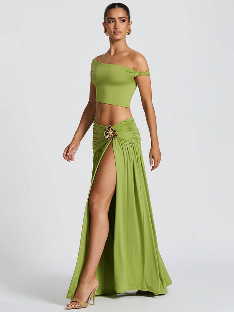 طقم فستان أنيق من موزيشن للنسا - مراجعة Crop Top Crochet وسعره