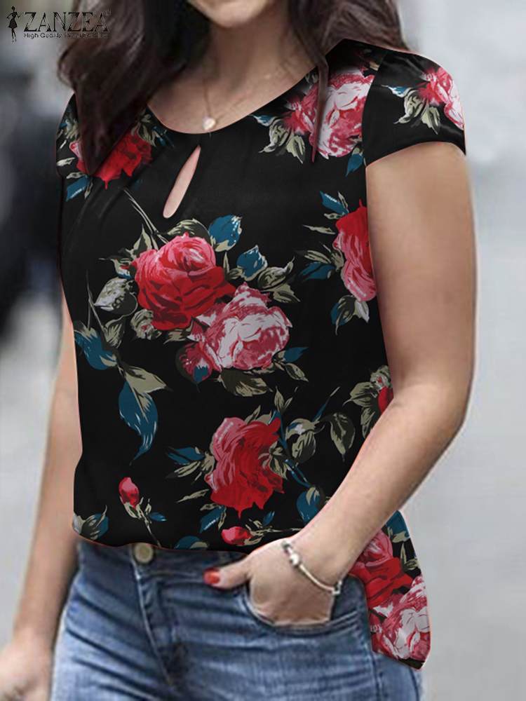 ZANZEA الصيف البوهيمي قصيرة ال - مراجعة Romper Floral Print وسعره