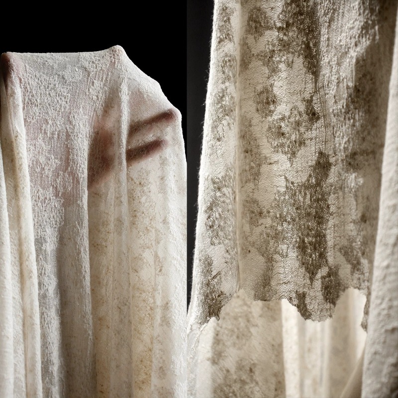 قماش قطني كتان محبوك بملمس عتي - مراجعة Linen Dress Wrap وسعره