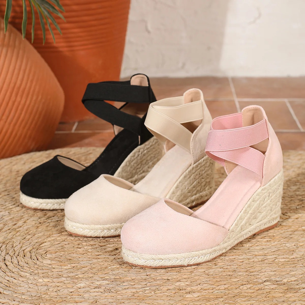 صنادل إسبادريل نسائية بكعب ويد - مراجعة Wedge Espadrille Women وسعره