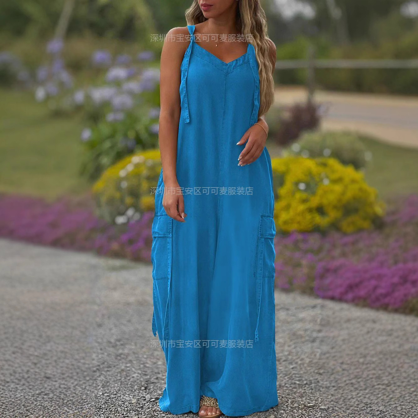 بذلة صيفية فضفاضة كاجوال من ال - مراجعة Jumpsuit Linen Relaxed وسعره