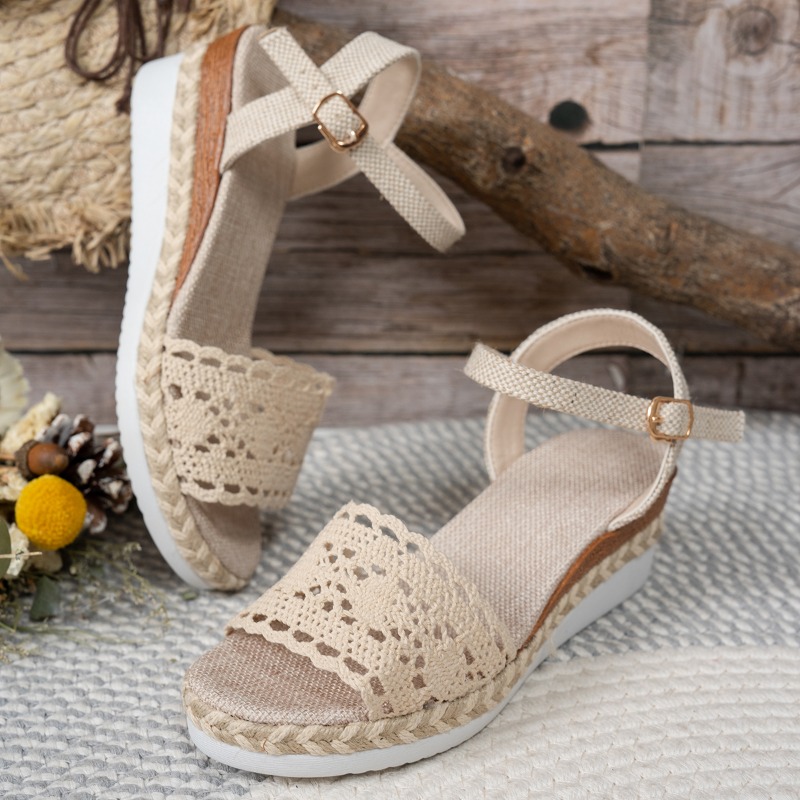 صنادل نسائية بكعب ويدج من الدا - مراجعة Wedge Espadrille Women وسعره
