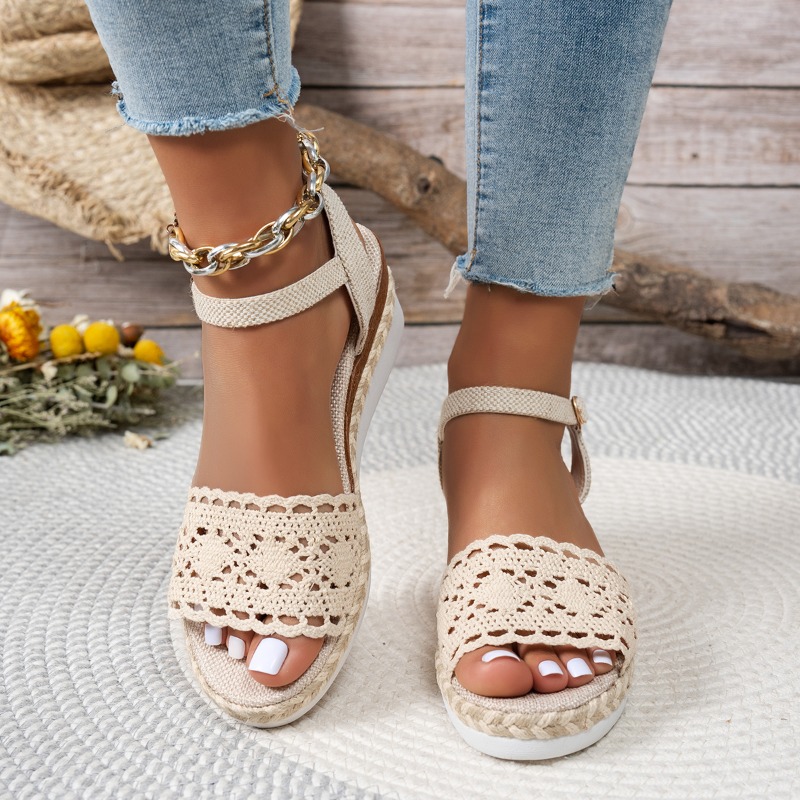 صنادل نسائية بكعب ويدج من الدا - مراجعة Wedge Espadrille Women وسعره