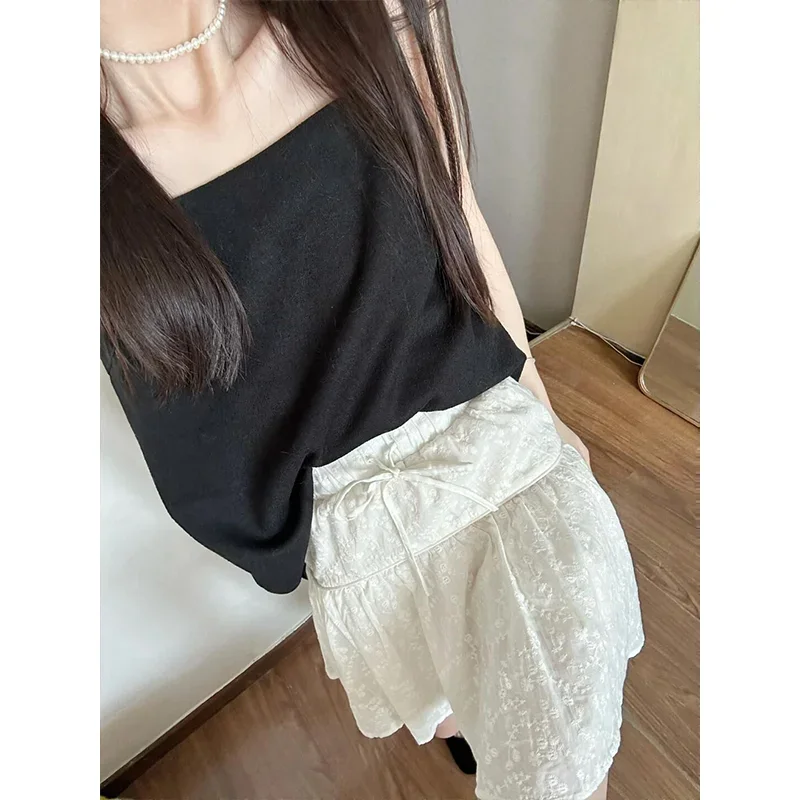 تباين الألوان شيك فتاة 2 قطعة  - مراجعة Crop Top Crochet وسعره