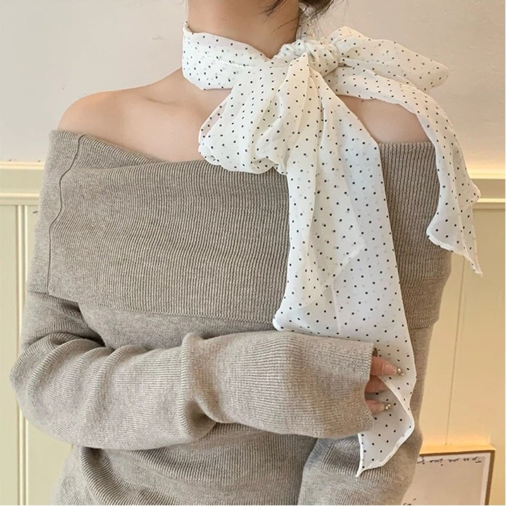 عصابة رأس أنيقة بنقاط البولكا، - مراجعة Headband Summer Knit وسعره