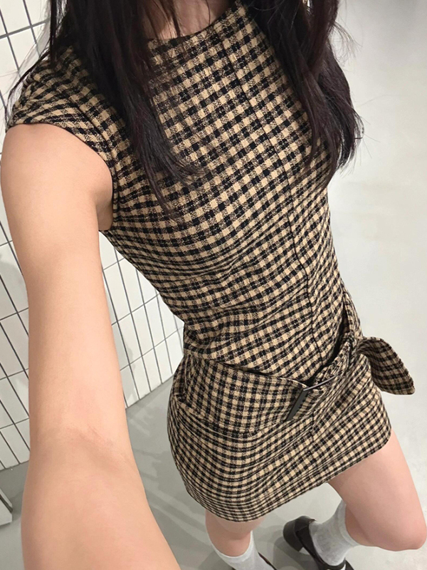 فستان صيفي نسائي جديد بتصميم ك - مراجعة Linen Dress Wrap وسعره