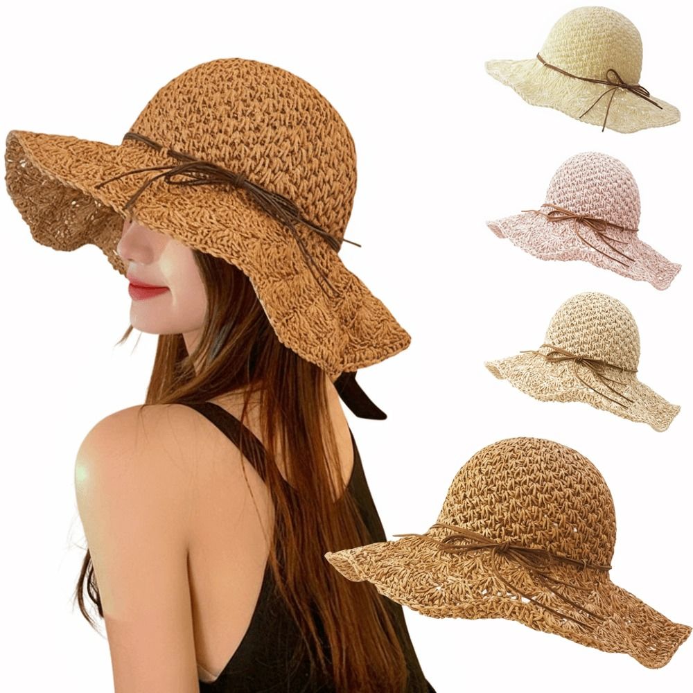 قبعة قش مصنوعة يدويًا بحافة عر - مراجعة Hat Floppy Wide وسعره