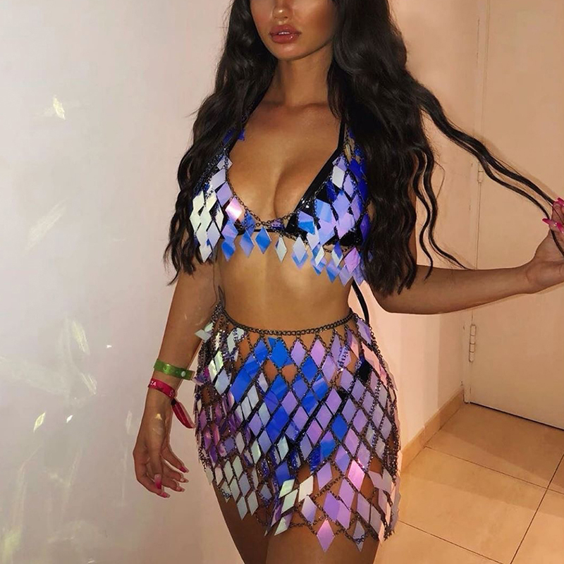 FestivalQueen المرأة مطرزة الم - مراجعة Crop Top Crochet وسعره