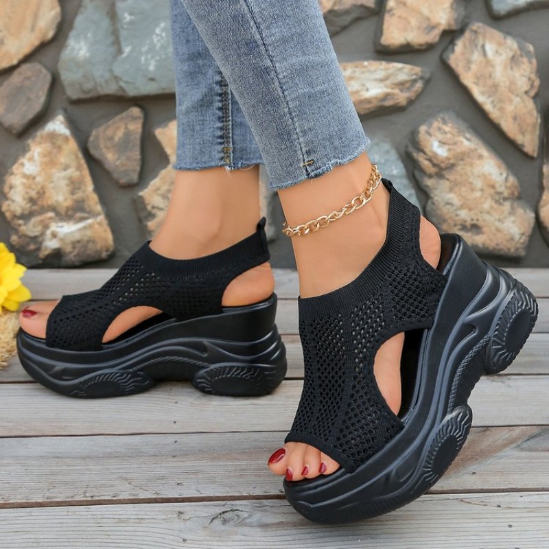 صنادل نسائية بكعب عالٍ، أحذية  - مراجعة Wedge Espadrille Women وسعره