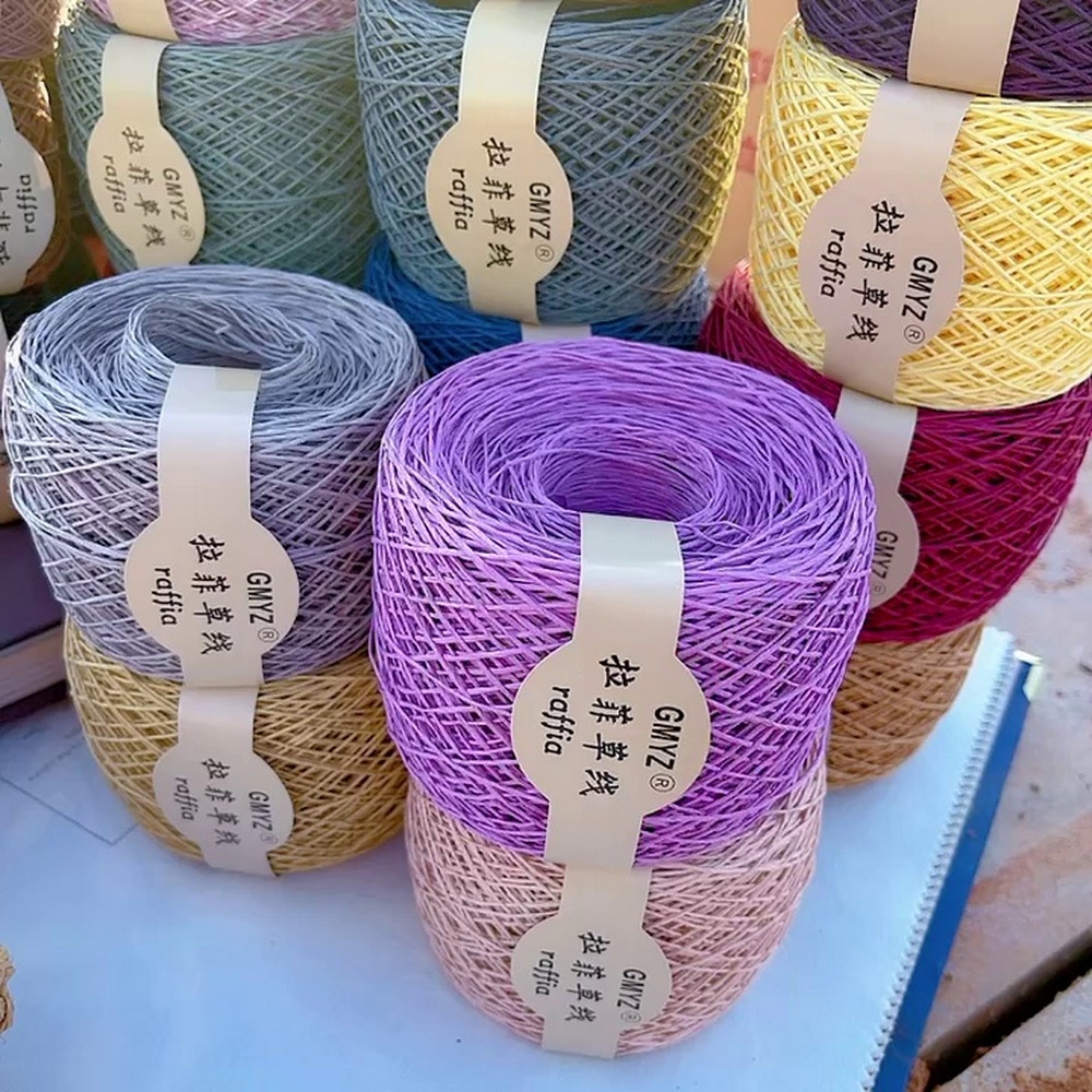220 متر/لفة قابل للغسل نبات يا - مراجعة Crochet Bag Raffia وسعره