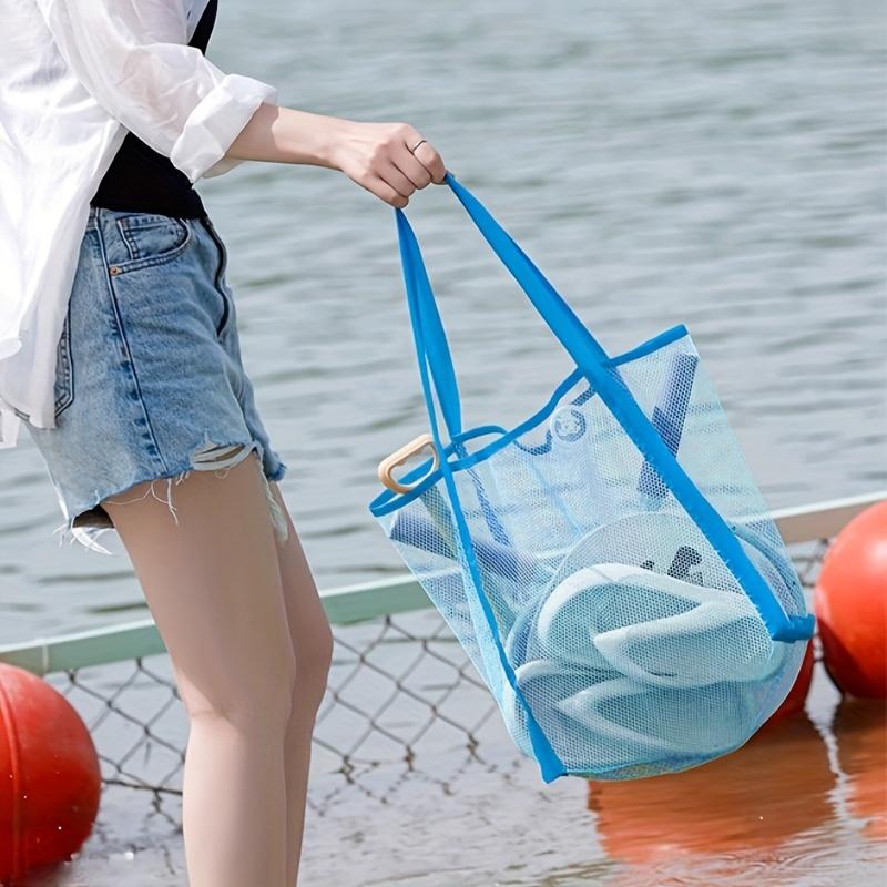 حقيبة شاطئ شبكية كبيرة متعددة  - مراجعة Tote Bag Beach وسعره